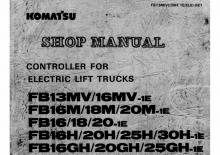 Wózki widłowe elektryczne Komatsu FB 13 MV 1 E