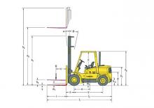 Wózki widłowe LPG Hyster H 3.50 XM