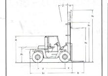 Wózki widłowe z silnikiem wysokoprężnym Clark C 500 60 D