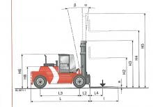 Wózki widłowe z silnikiem wysokoprężnym Kalmar DCD120-6