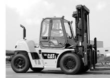 Wózki widłowe z silnikiem wysokoprężnym Caterpillar DP80N