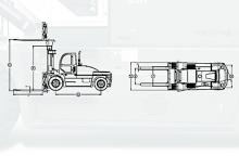 Wózki widłowe z silnikiem wysokoprężnym Maximal FD 300 TX-MWK3