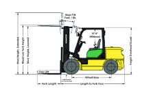 Wózki widłowe z silnikiem wysokoprężnym Komatsu FD 40 T 8