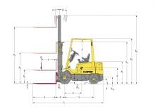 Wózki widłowe z silnikiem wysokoprężnym Hyster H1.50 XM