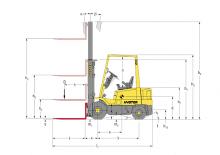 Wózki widłowe z silnikiem wysokoprężnym Hyster H 1.75 XM