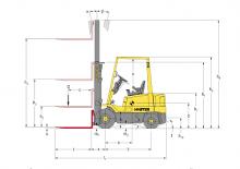 Wózki widłowe z silnikiem wysokoprężnym Hyster H 2.00 XMS