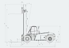 Wózki widłowe z silnikiem wysokoprężnym Linde H 250/1200 D