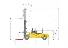 Wózki widłowe z silnikiem wysokoprężnym Hyster H 44.00 E