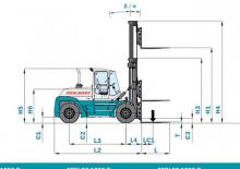 Wózki widłowe z silnikiem wysokoprężnym Konecranes SMV 23,6-1200  B