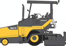 Kołowa betoniarka drogowa Volvo ABG5770