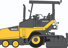 Kołowa betoniarka drogowa Volvo ABG5870