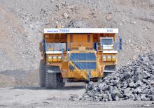 Wywrotka tylnozsypowa Belaz 75604