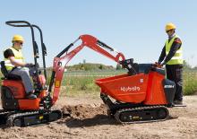 Elektryczne wozidła gąsienicowe Kubota KC70H-4e