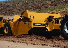 Zgarniarki Caterpillar TS225