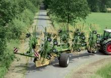 Zgrabiarki rotorowe Krone Swadro 2000