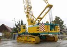 Żurawie gąsienicowe — wysięgnik kratowy Sennebogen 3300 Star Lifter