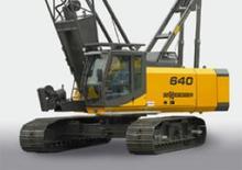 Żurawie gąsienicowe — wysięgnik kratowy Sennebogen 640 R-HD