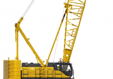Żurawie gąsienicowe — wysięgnik kratowy Kobelco CK1600G-2