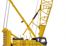 Żurawie gąsienicowe — wysięgnik kratowy Kobelco CK2750G-2