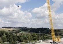Żurawie gąsienicowe — wysięgnik kratowy Liebherr LR 1500