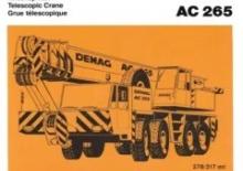 Żurawie szosowo-terenowe Terex-Demag AC 265 (8x6x8)