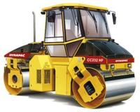 Dynapac CC 232 HF Specyfikacja & Dane Techniczne (1996-2009)