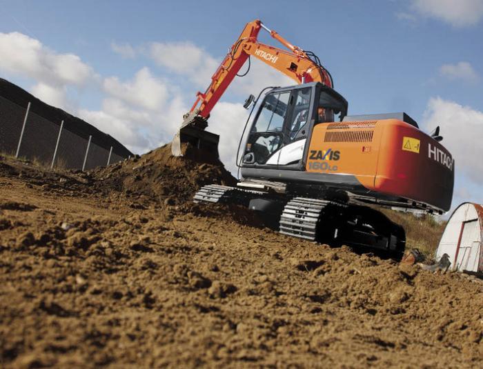 Specyfikacja koparki Hitachi ZX 160 LC-5 (2013 - 2016