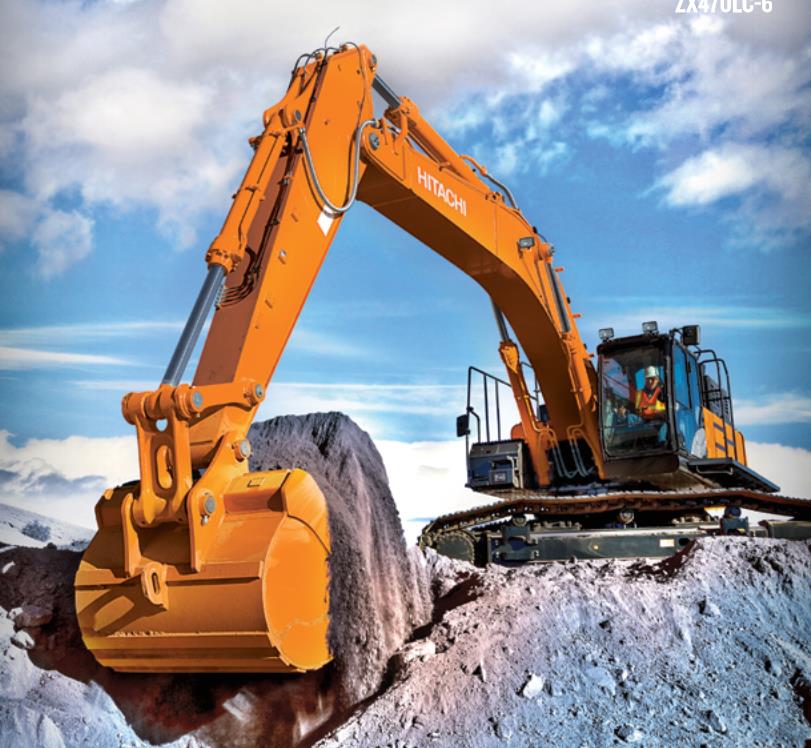 Specyfikacja koparki Hitachi ZX 470 LC-5 (2015 - 2016) | LECTURA Specs