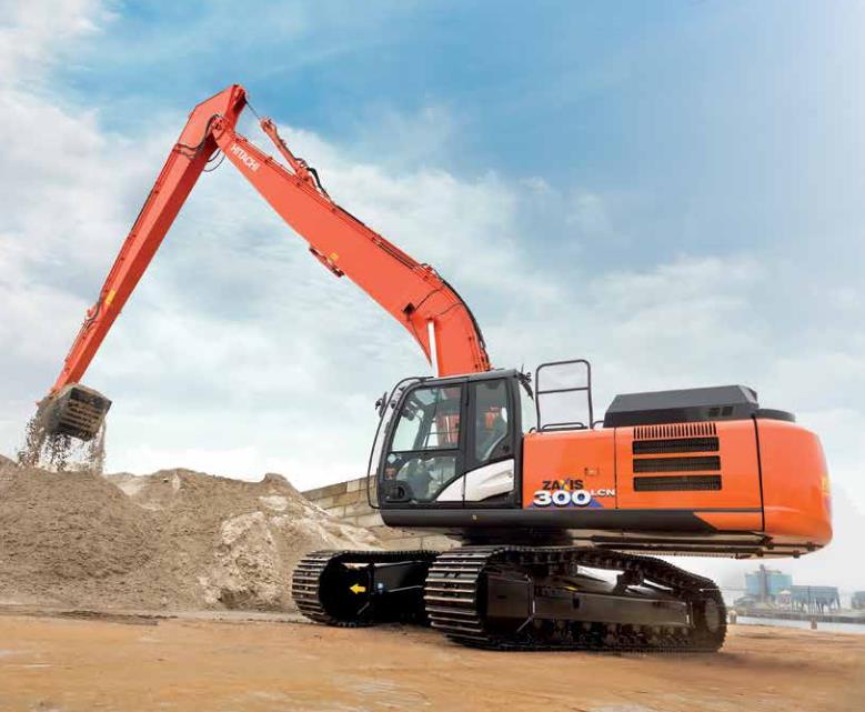 ユキキ Specyfikacja koparki Hitachi ZX300LC-6 TYPE HE18LD (2017