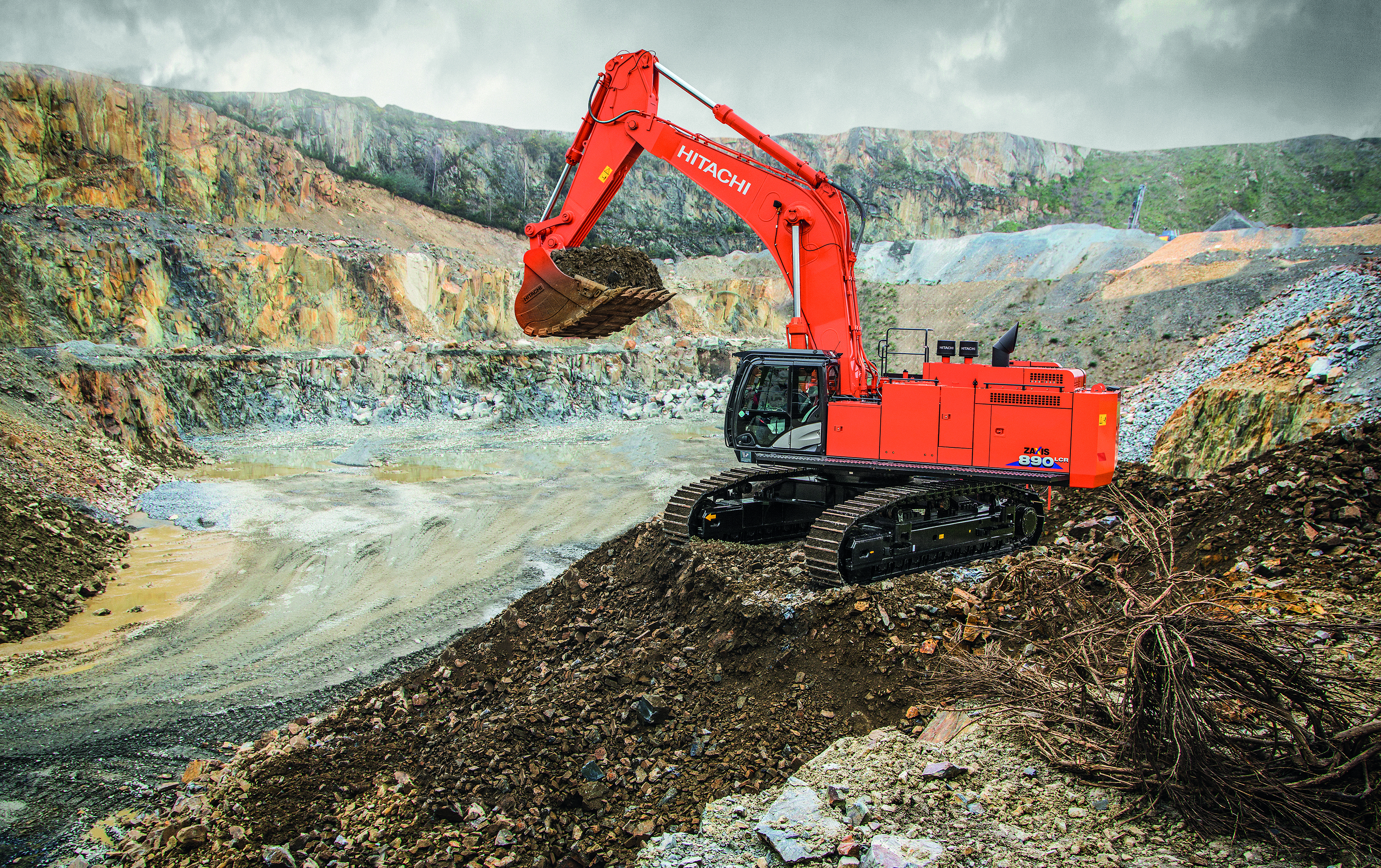 Specyfikacja koparki Hitachi ZX490LCH-6 (2016 - 2021