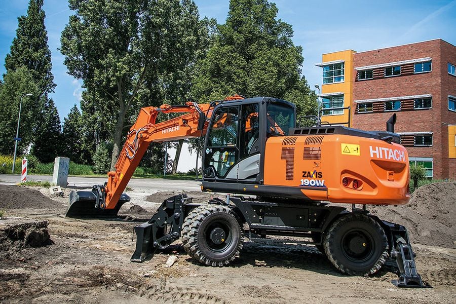 Specyfikacja koparki Hitachi ZX190W-6 (2017 - 2021