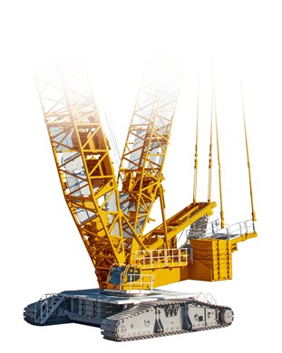 ク*ロ様 【レア物】リープヘルLG LR1750 風車建設用ジブ　1/50 移動可能クレーン - LG 1750 - Liebherr Cranes/リープヘル